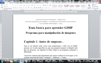 Guía Básica para Gimp